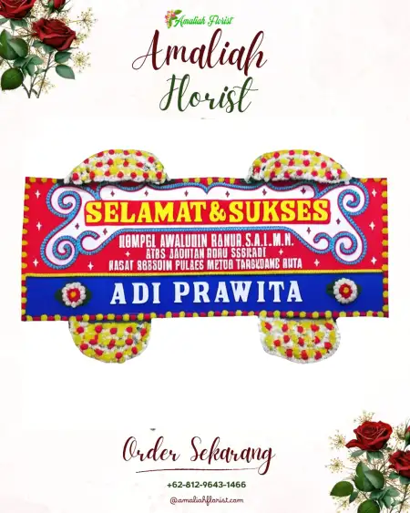 Papan Bunga Ucapan Selamat Cibedug